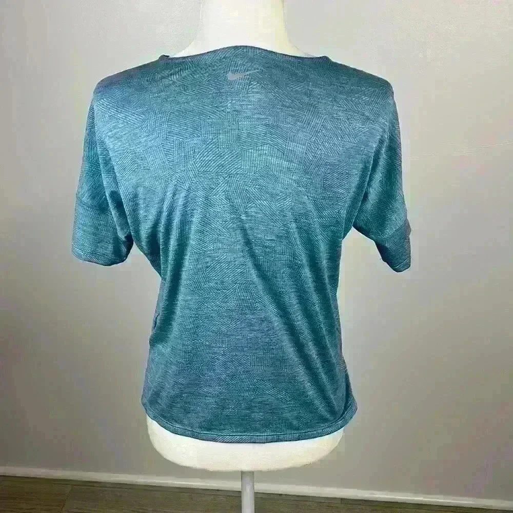 Nike Light Blue Dri-Fit Short Sleeve Top Size S